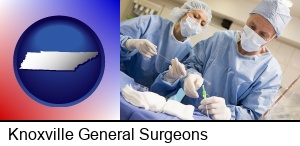 Knoxville, Tennessee - general surgeons preparing for surgery