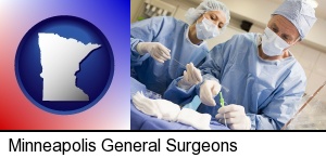 general surgeons preparing for surgery in Minneapolis, MN