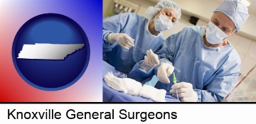 general surgeons preparing for surgery in Knoxville, TN